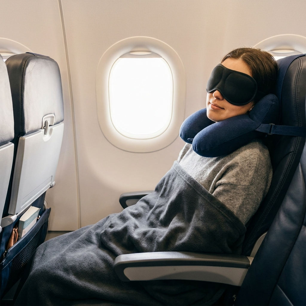Sleep Fly™ — The All-in-One Airplane Sleep System